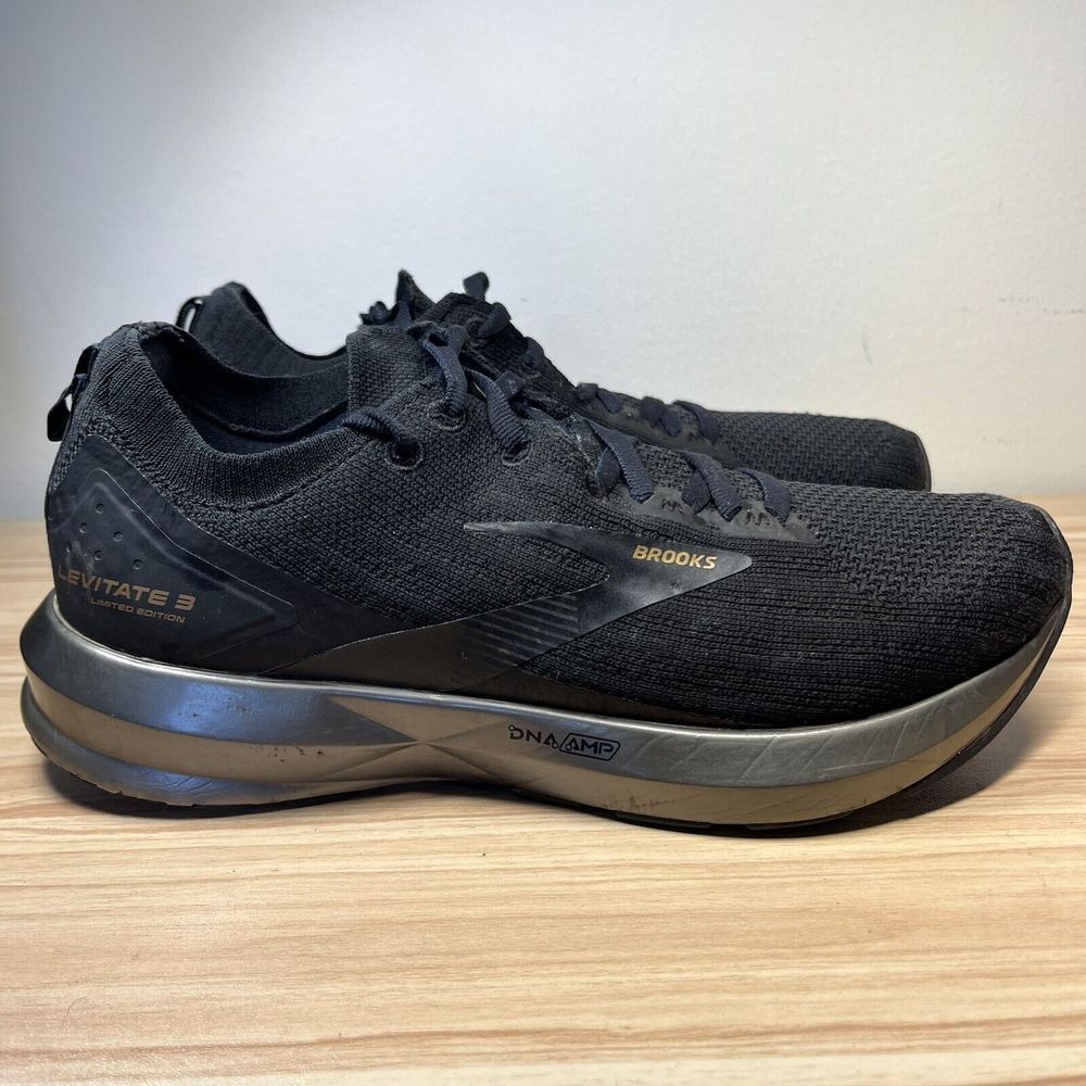 Brooks Levitate 3 LE Womens Size 7.5 Shoes Black Athletic Running Sneakers